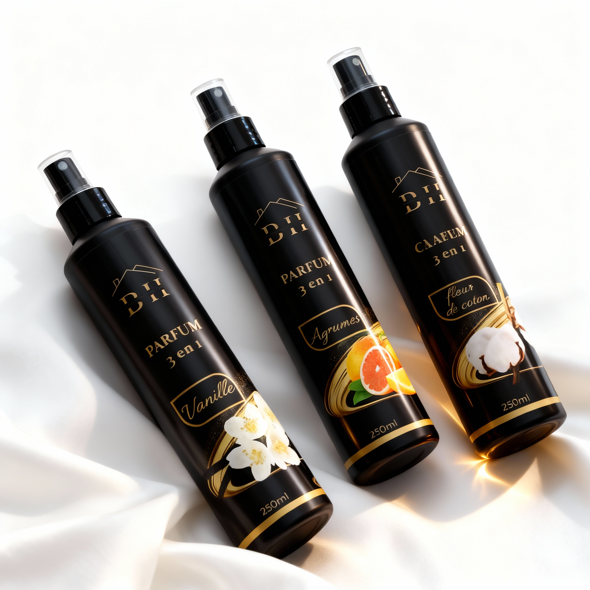 💫 Pack Parfum Signature (Vanille, Agrumes & Fleur de Coton)
