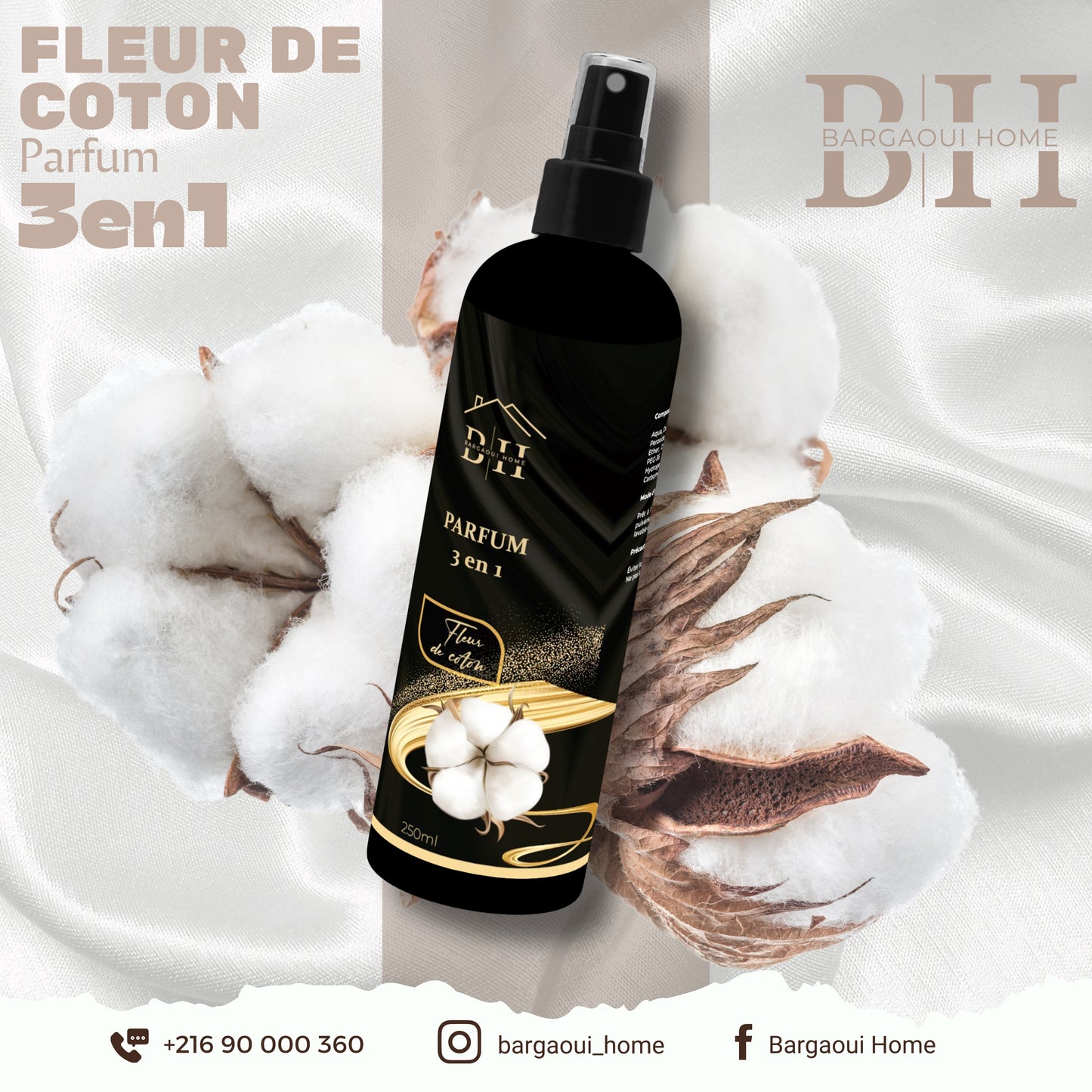 Parfum d'Ambiance Fleur de coton