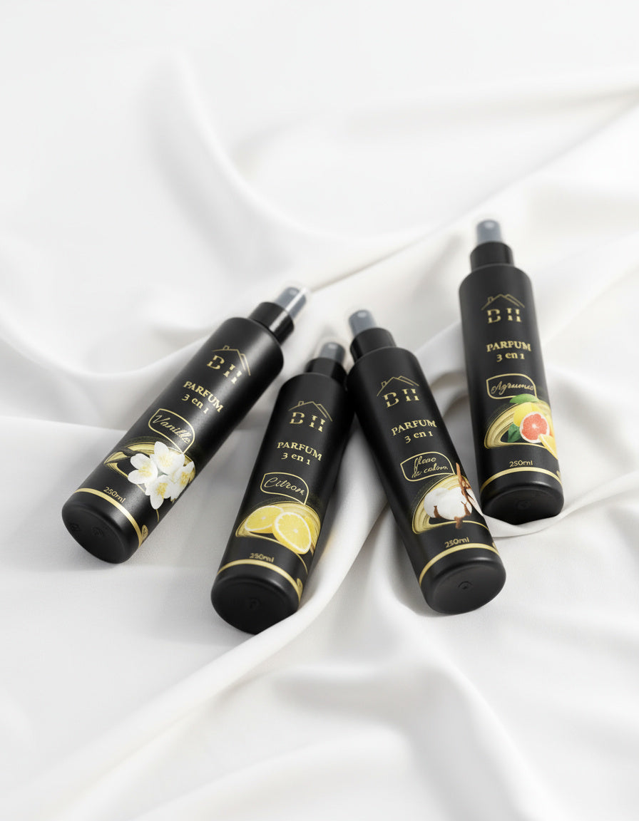 💫 Pack Parfum Prestige (Vanille, Fleur de Coton, Citron & Agrumes)