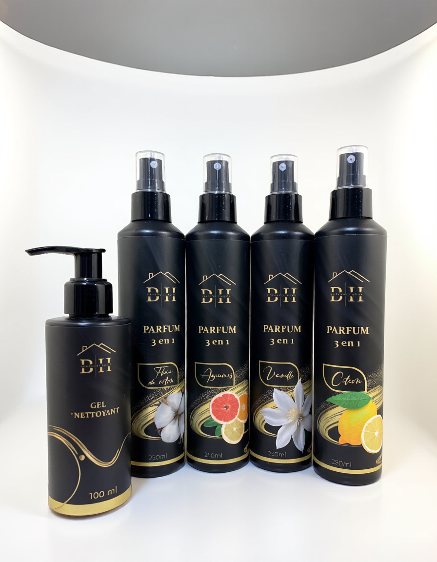Pack 4 Parfums + Gel Nettoyant