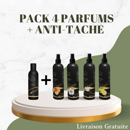 Pack 4 Parfums + Anti-Tâche