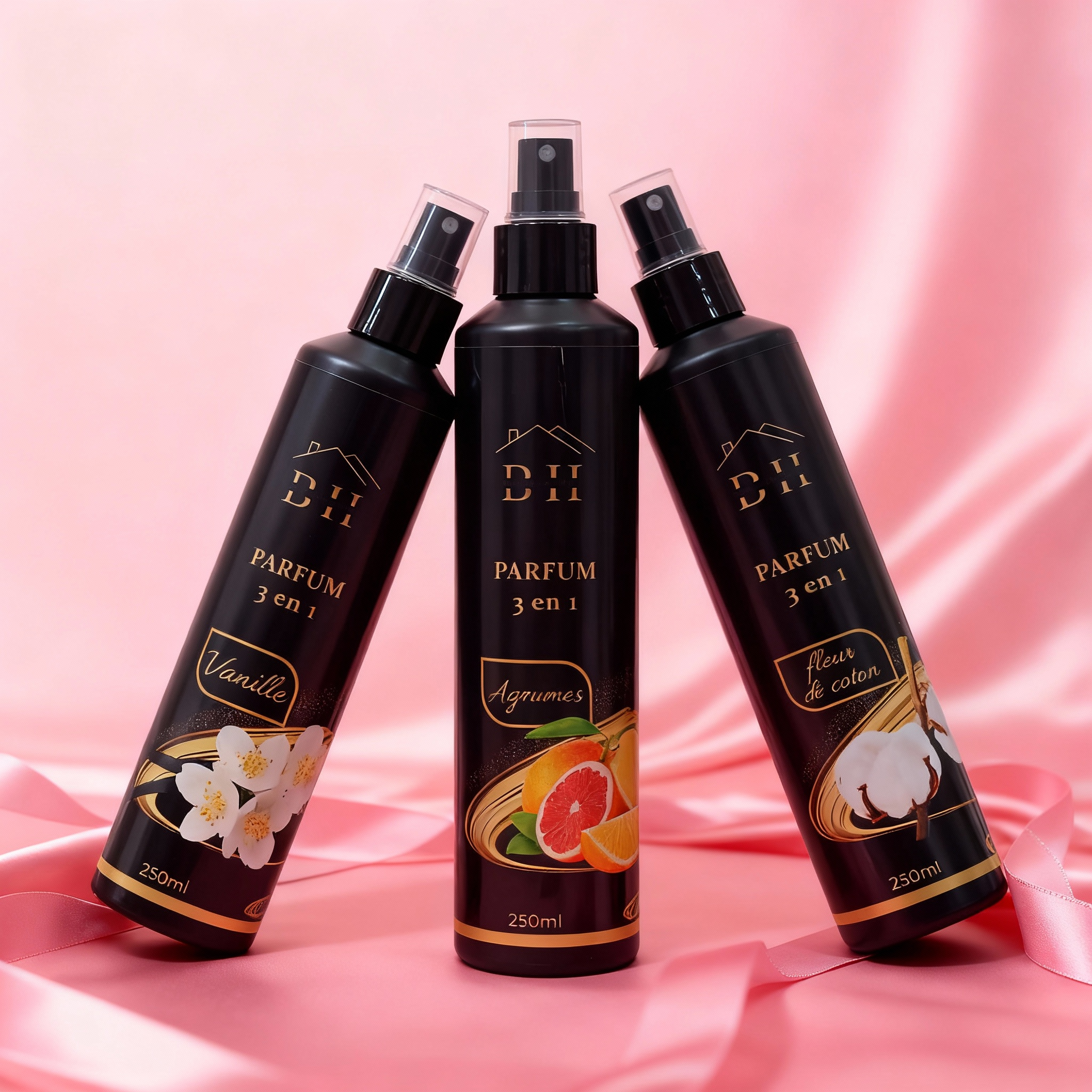 💫 Pack Parfum Signature (Vanille, Agrumes & Fleur de Coton)