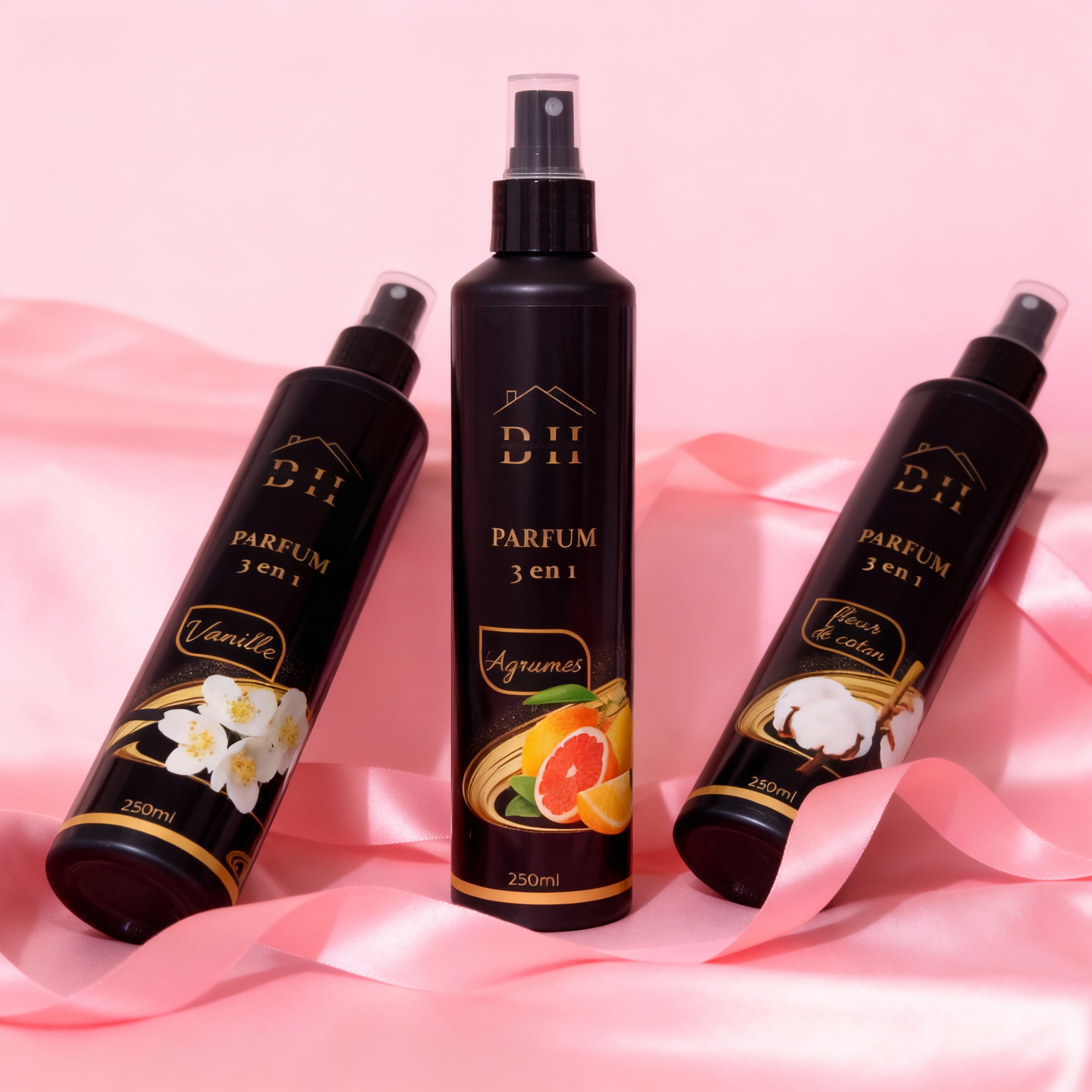 💫 Pack Parfum Signature (Vanille, Agrumes & Fleur de Coton)