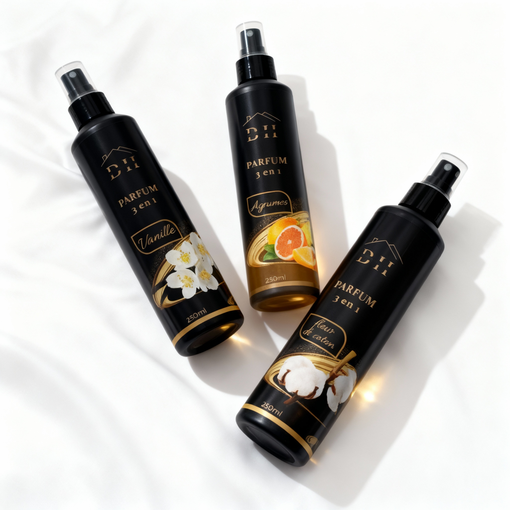 💫 Pack Parfum Signature (Vanille, Agrumes & Fleur de Coton)