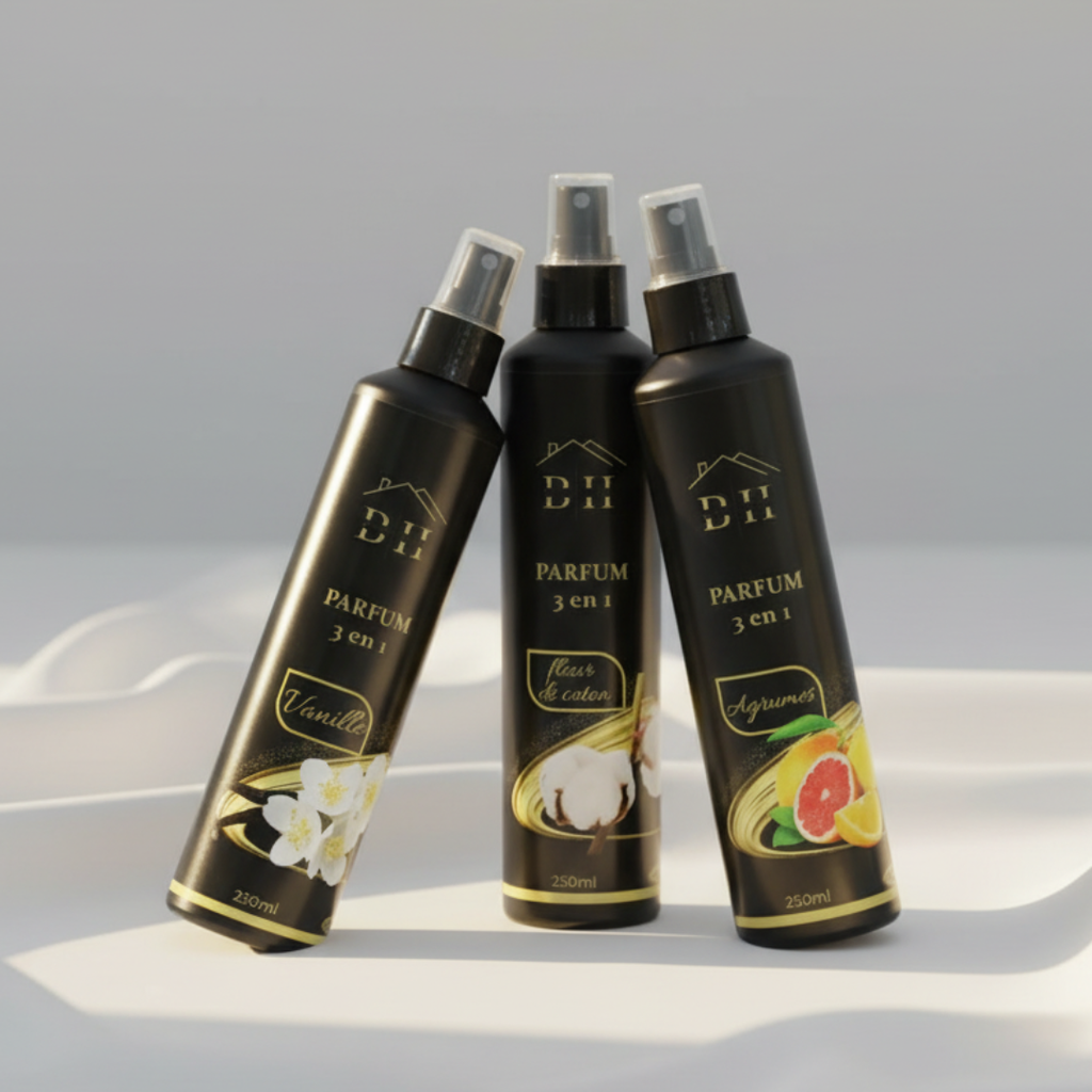 💫 Pack Parfum Signature (Vanille, Agrumes & Fleur de Coton)