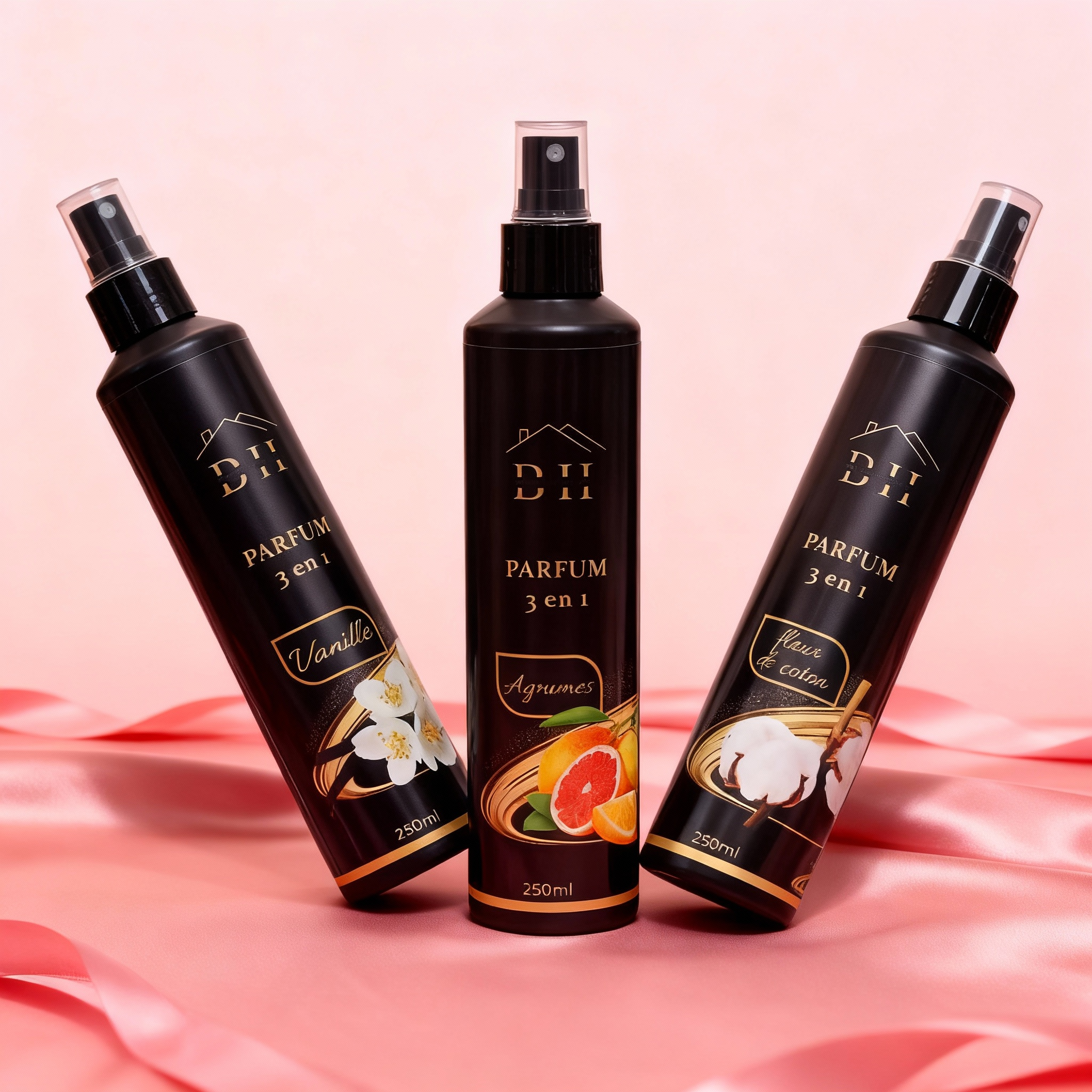 💫 Pack Parfum Signature (Vanille, Agrumes & Fleur de Coton)