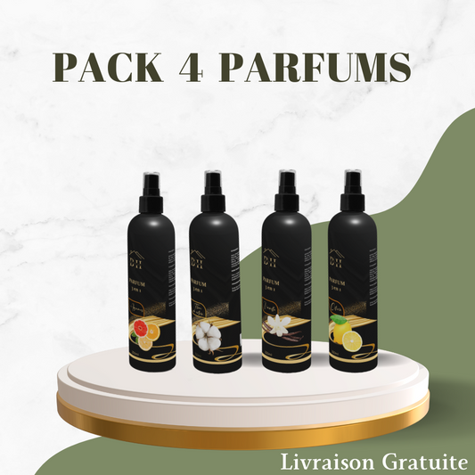 Pack de 4 Parfums d'Ambiance